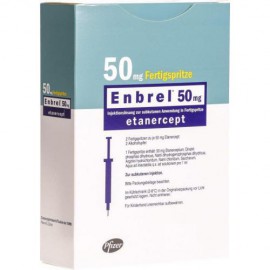 Изображение товара: Энбрел Enbrel 50 мг/4 готовых шприца